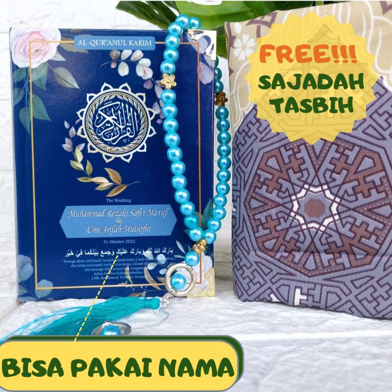 alquran seserahan pernikahan paket seserahan pernikahan motif 18 bidong plus sajadah tasbih quran cu