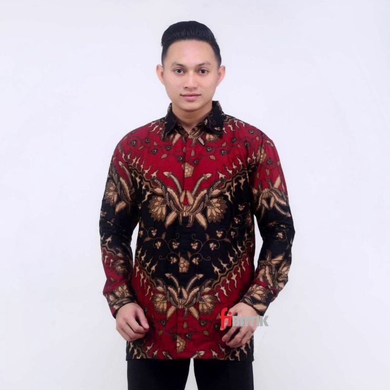 Kemeja batik anak lengan panjang usia 1-14th termurah dan berkualitas tinggi (realpict).