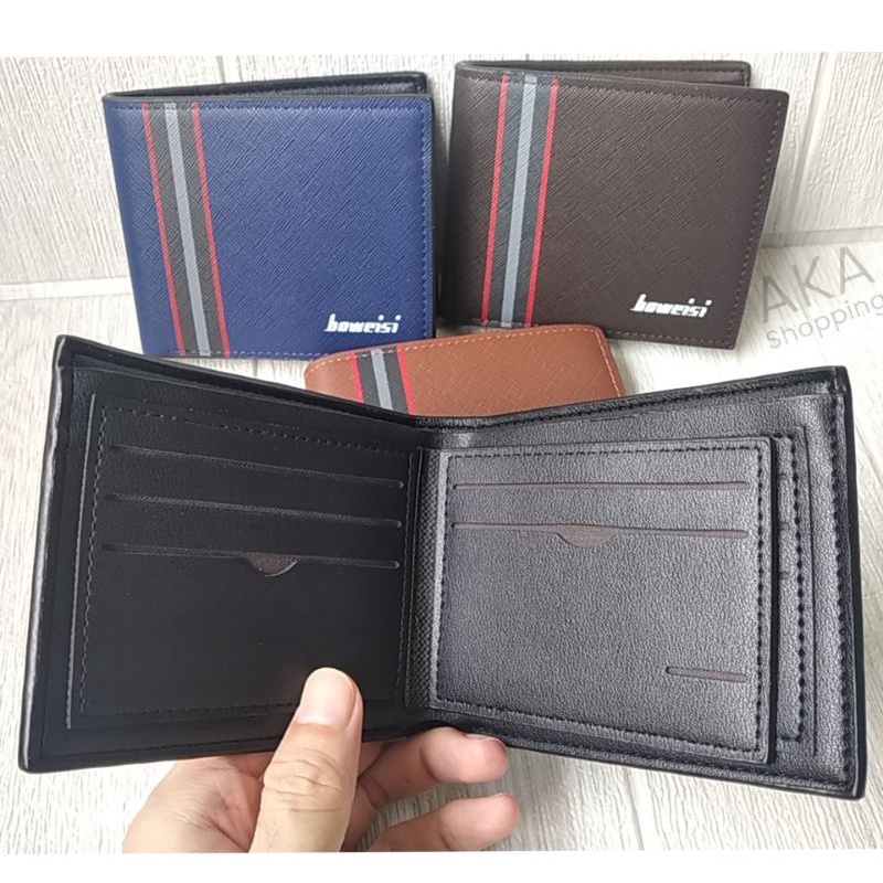 Dompet Lipat Pendek Pria Cowok JW01