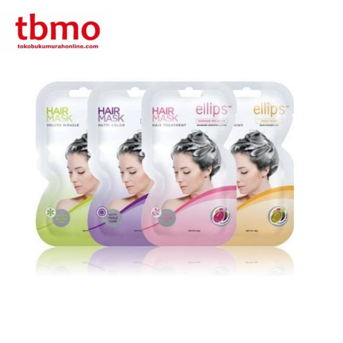

TBMO ELIPS HAIR MASK KRIM HAIR TREATMENT 20GR / MASKER RAMBUT