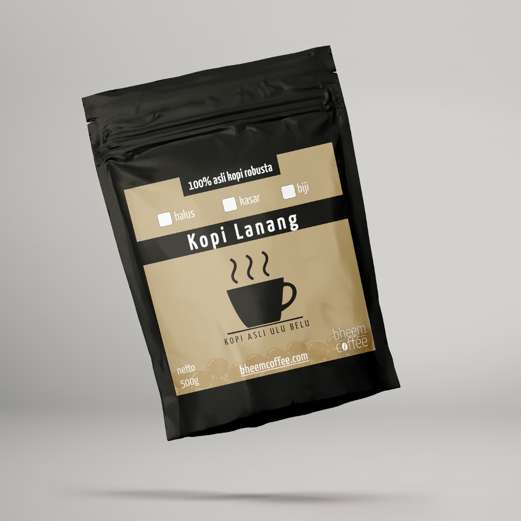 

Bubuk Kopi SUPER Murah - KOPI LANANG 500GRAM - Kopi UluBelu - bheemcoffee