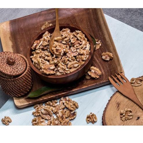 

art6n1Mb--Kacang Walnut Panggang 500 gr / Walnut Roasted California Premium Organic Paradise