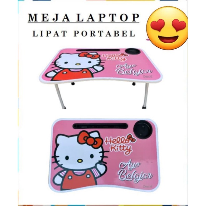 MEJA LAPTOP/MEJA BELAJAR/MEJA LIPAT KARAKTER