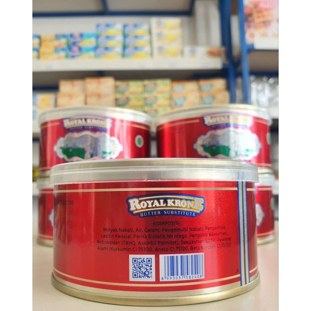 

DA Royal Krone 300Gr Kaleng / Butter Royal Krone 300Gr / Butter Subtitute Royal 300Gr