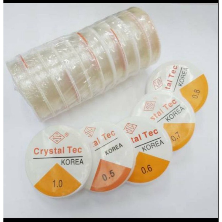 Tali Gelang Kalung/Karet Senar Bening Elastis
