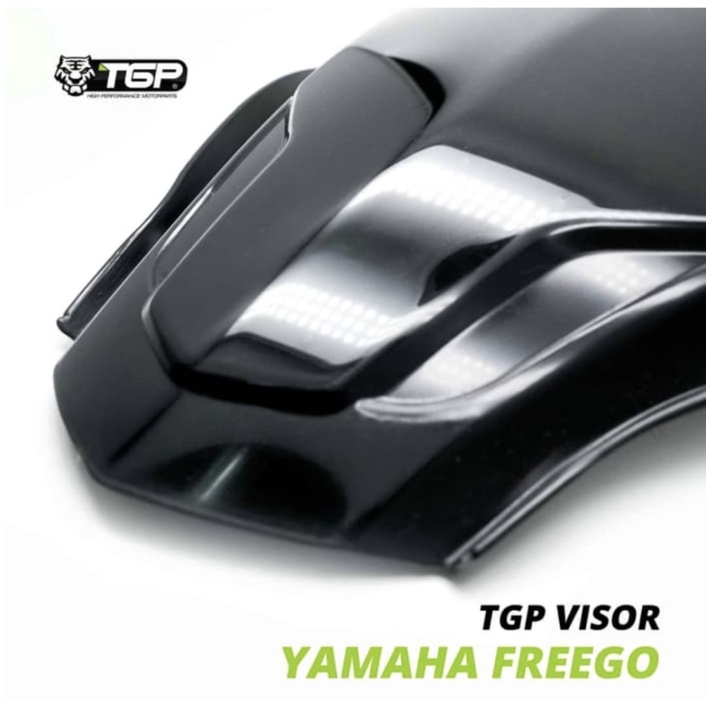 visor windshield Tgp Yamaha Freego Kaca Depan Pelindung Motor Tgp Full Black