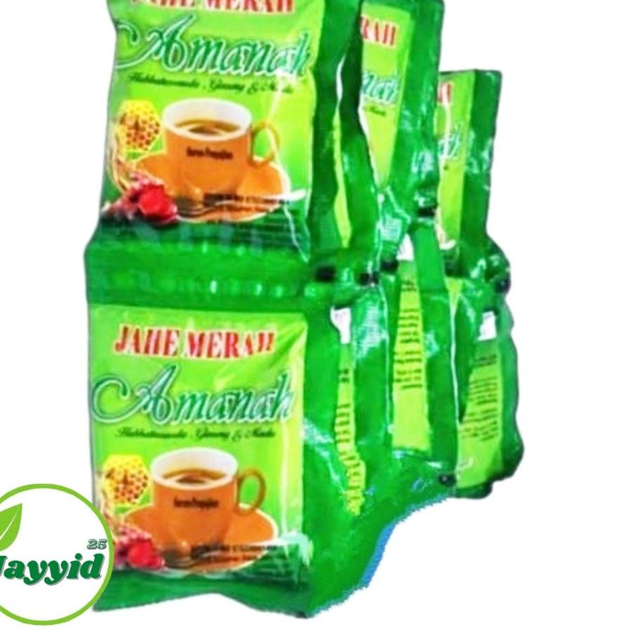 

ARTl2L6x--Jahe Merah Amanah Jma 1 Renceng 12 Sachet