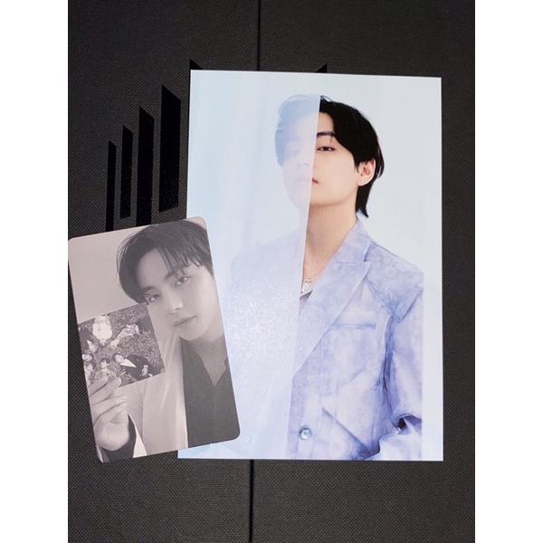PC photocard V taehyung dan postcard proof standard official