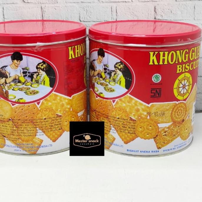 

Original Khong Guan Biscuits Kaleng Red Mini 650 gram !