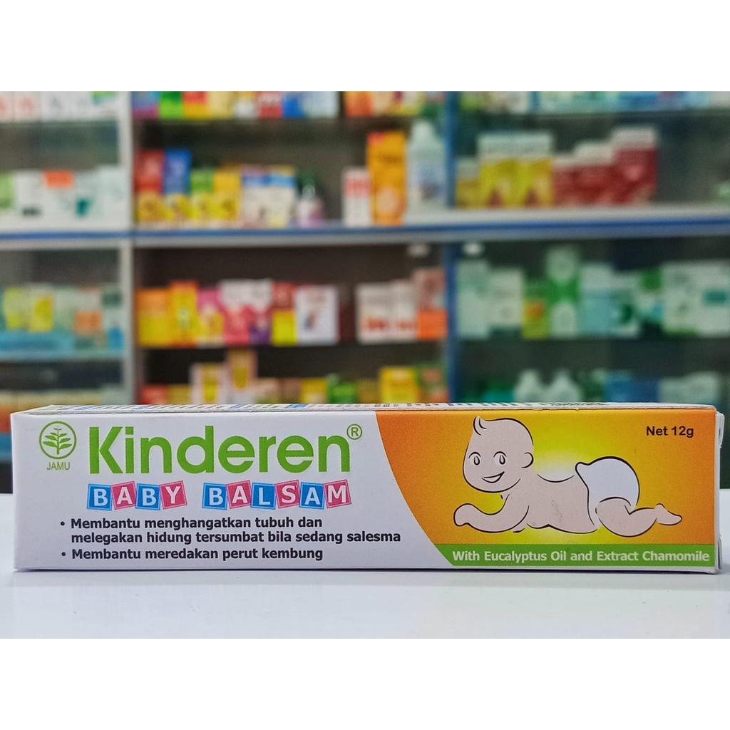 Kinderen Baby Balsam 12 gr Balsem Bayi Hidung Tersumbat dan Perut Kembung Bayi