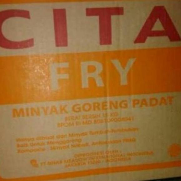 

CodeA5m0L--Minyak Padat ( Frying Fat) CITA FRY Repack @1kg