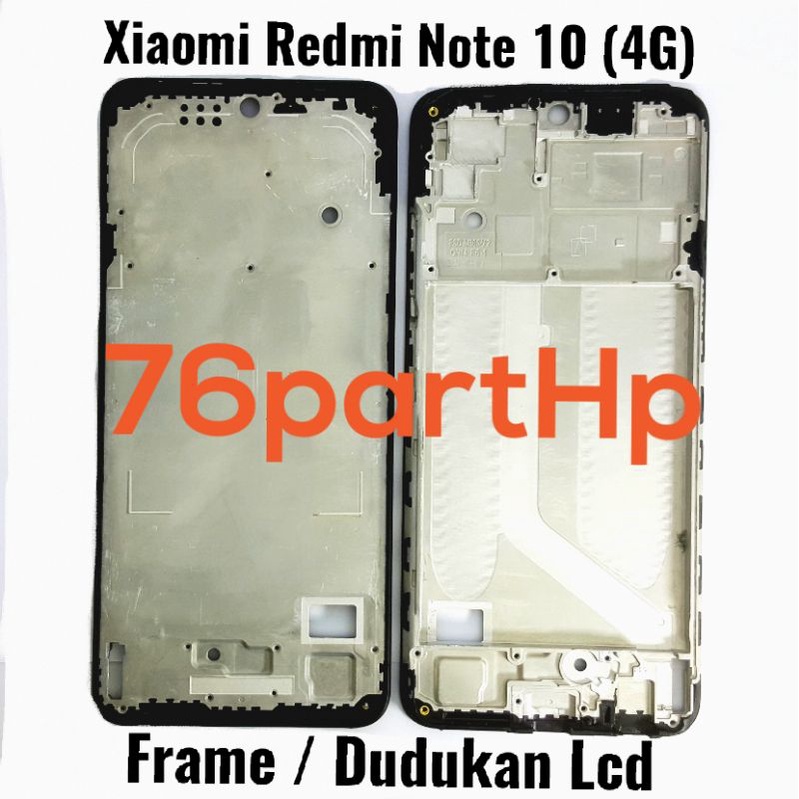Frame Bezzel Tulang Tengah Xiaomi Redmi Note 10 4G - Bejel Bezel Duduk