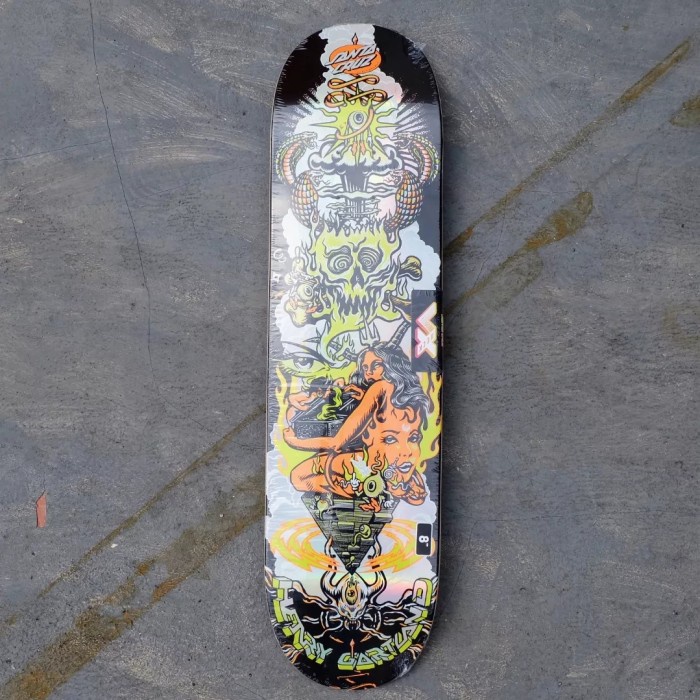 Skate Santa Cruz Skateboard Vx Deck 8.0