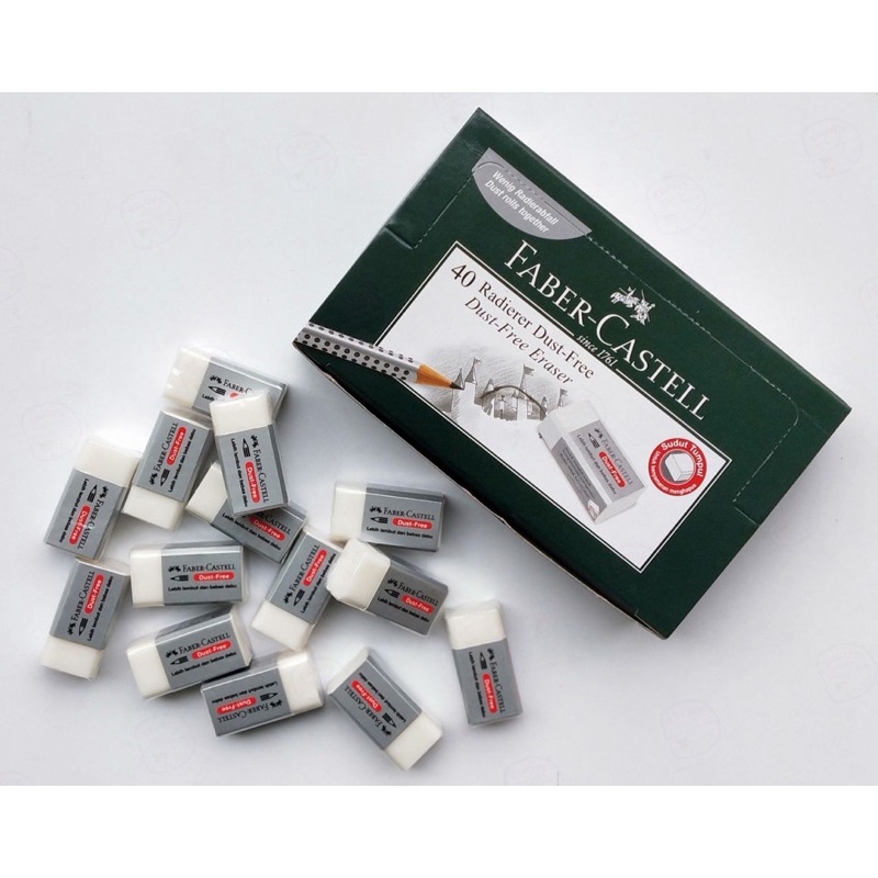 

Penghapus Pensil / Eraser Faber Castell Dust Free (40pcs)