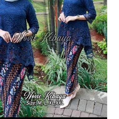 Setelan kebaya brukat rinjani by novie kebaya / kebaya traditional / kebaya pesta