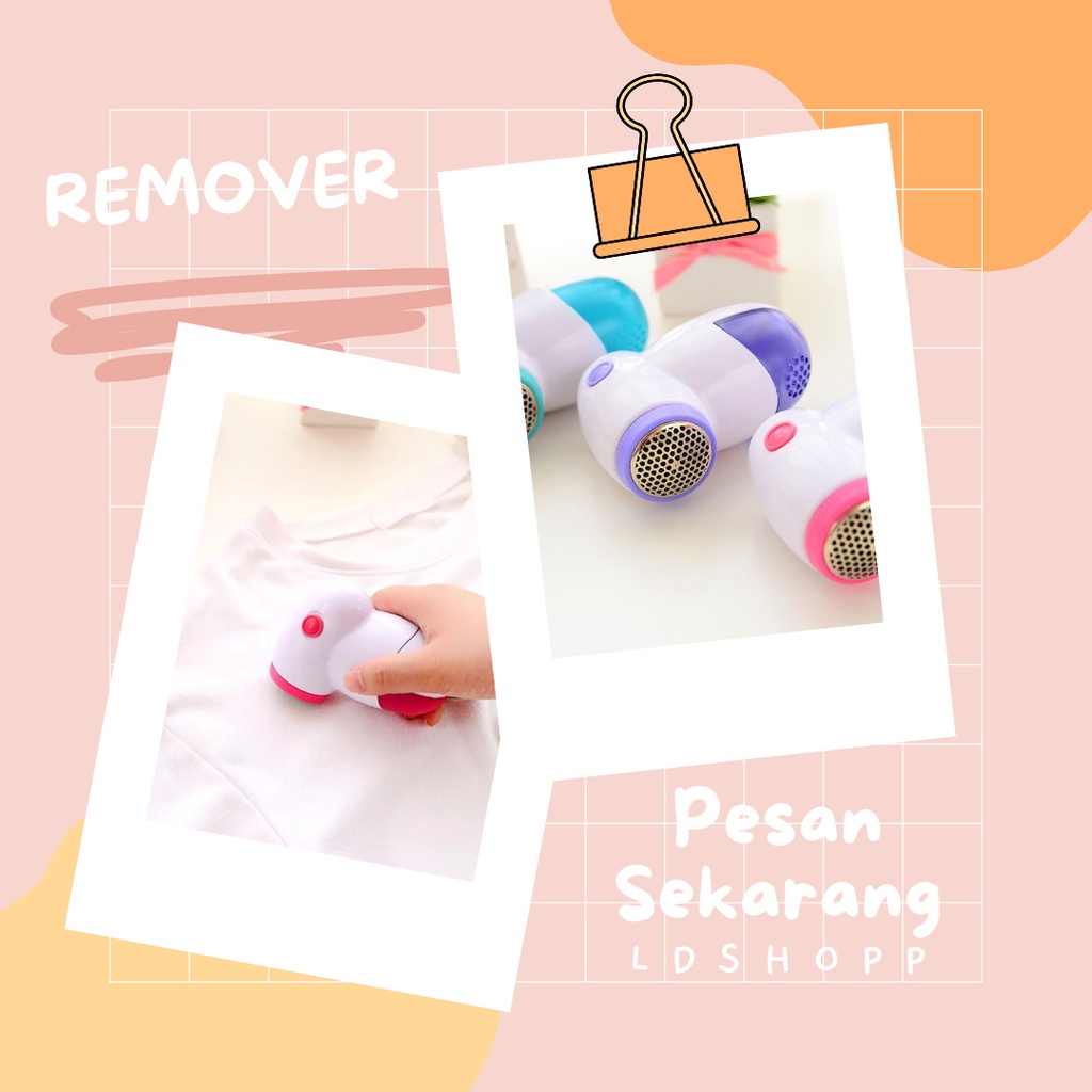 LDS Pencukur Penghilang Pembersih Bulu Halus Pakaian Shaver Elektrik Wool Fabric Trimmer