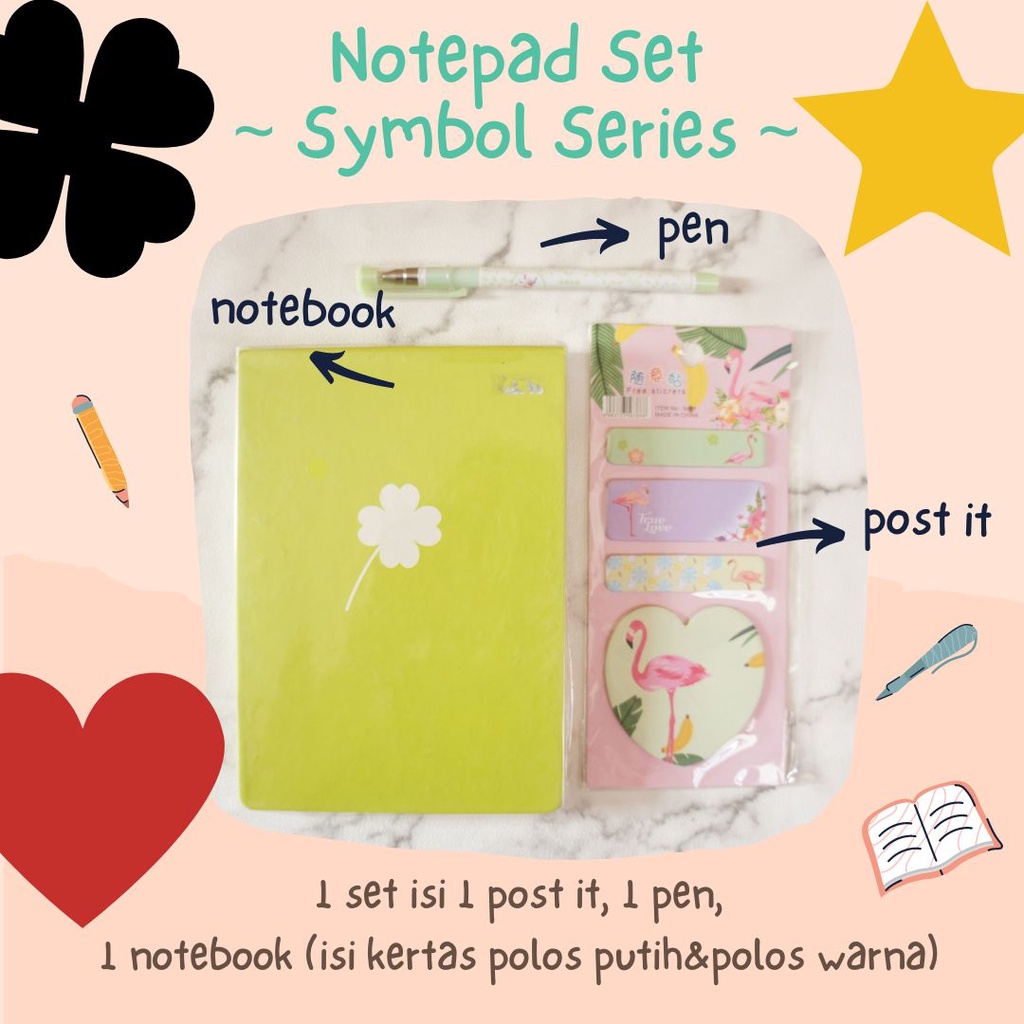 

Paket alat tulis set stationery Set buku catatan Set alat tulis set buku tulis stationary set paket alat tulis buku catatan polos warna warni buat jurnal diary gambar