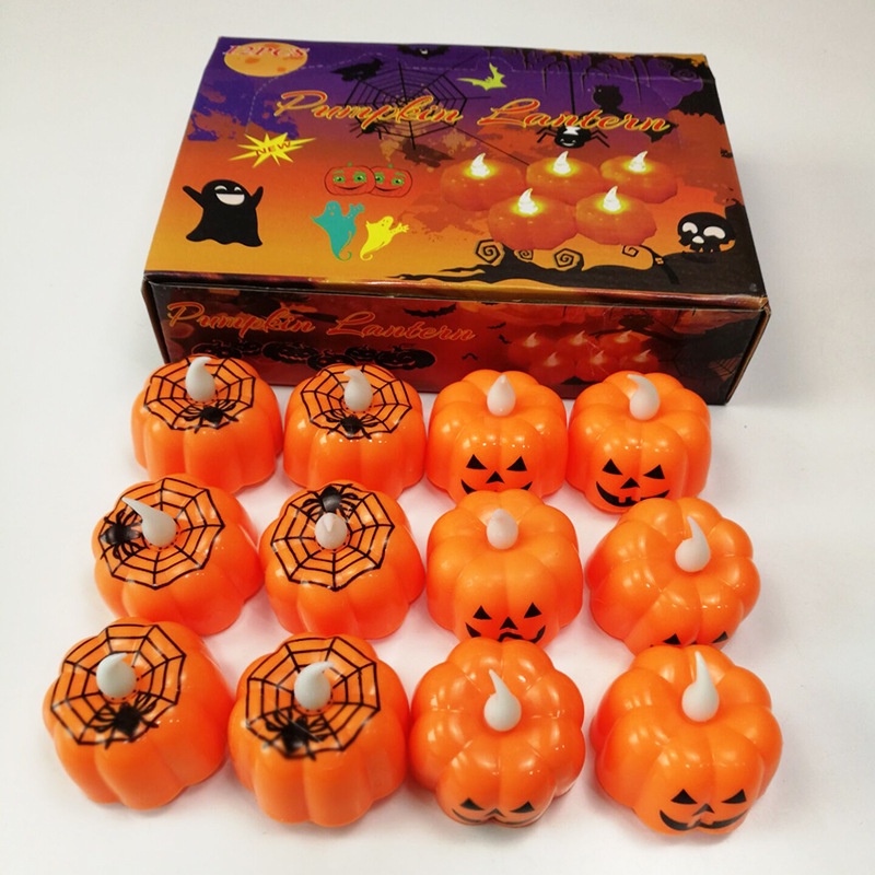 Serenity Lampu LED Motif Halloween / Lampu Motif Spider / Motif Pumpkin / Lampu Mainan Anak Import - LH01