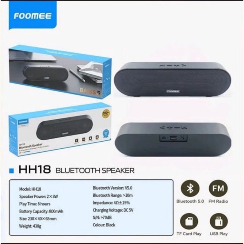 Speaker Bluetooth FOOMEE HH18
