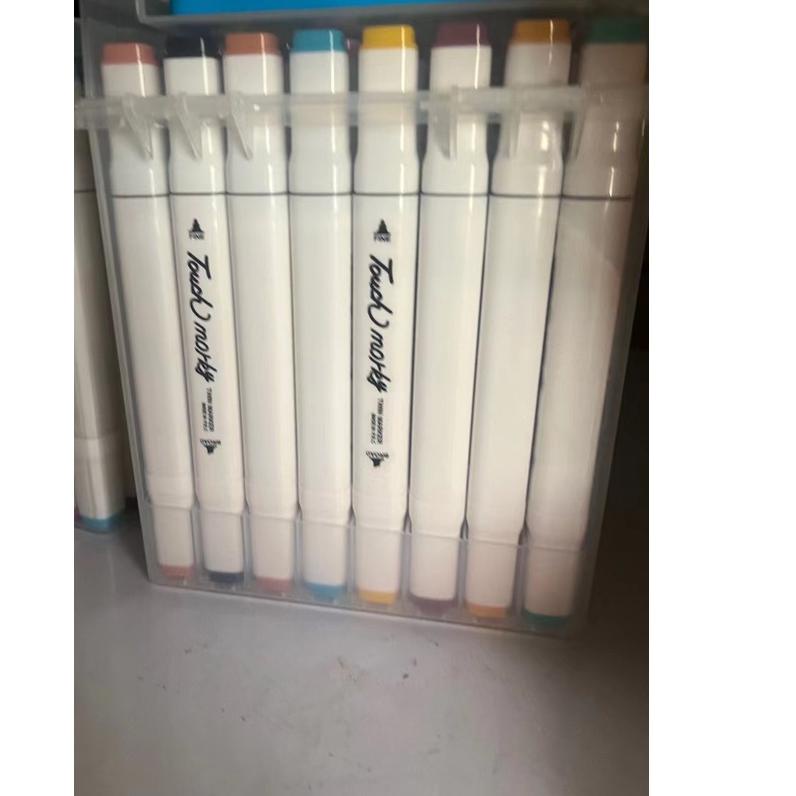 

7u✴Ready Stock➺ Touch Spidol Dual Side Fine Art Marker 12 / 24 / 30 / 36 / 40 / 48 / 60 / 80 / 168 / double headed marker set Multi Color 61 ➺
