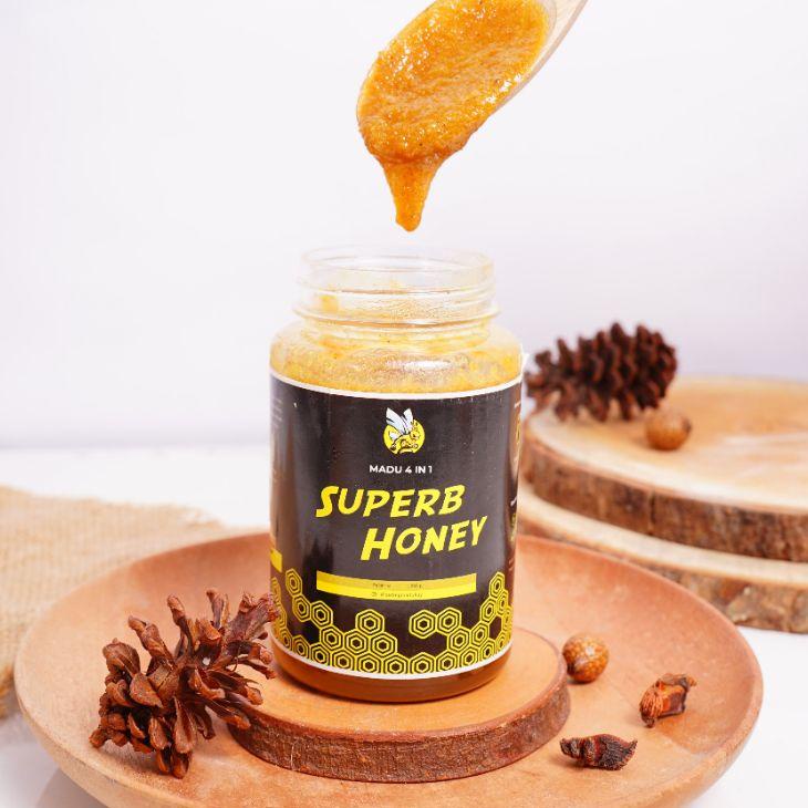 

Diskon✔️Sarang Maduku - Madu Royal Jelly Bee Pollen Propolis Madu Promil Paket Promil Suami Istri Madu Propolis Asli|RA6