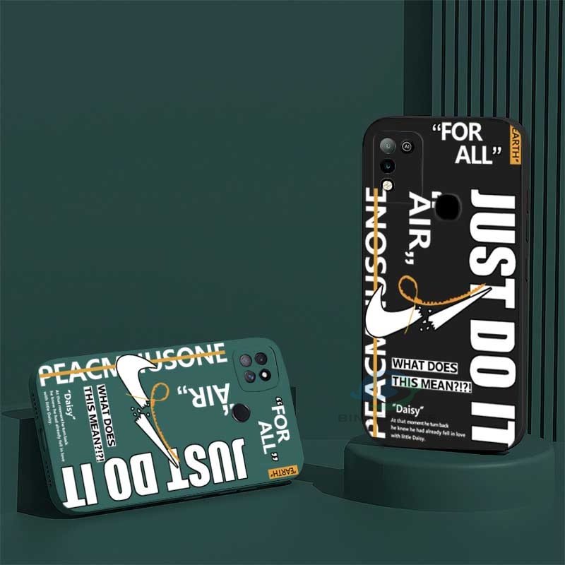 Redmi Note 11S 11 Pro Redmi 10 5G 10C 10A 9C 9T 9A Note10 5G Note 10S Note9 Note8 Note7 Poco M3 Pro X3 Pro NFC Fashion Brand Desain Logo Lanyard Silicone Phone Case Binteacase