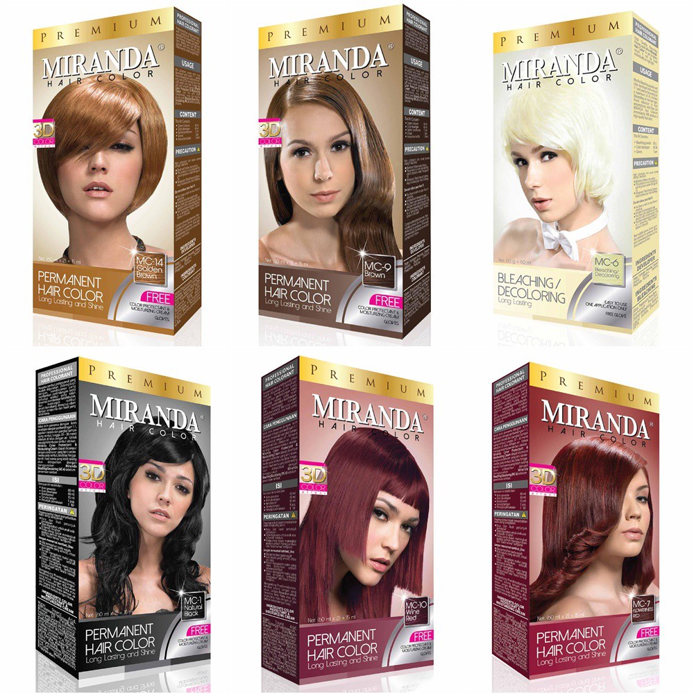 Semir Rambut Miranda Hair Color 30 ml Kosmetik Arjuna