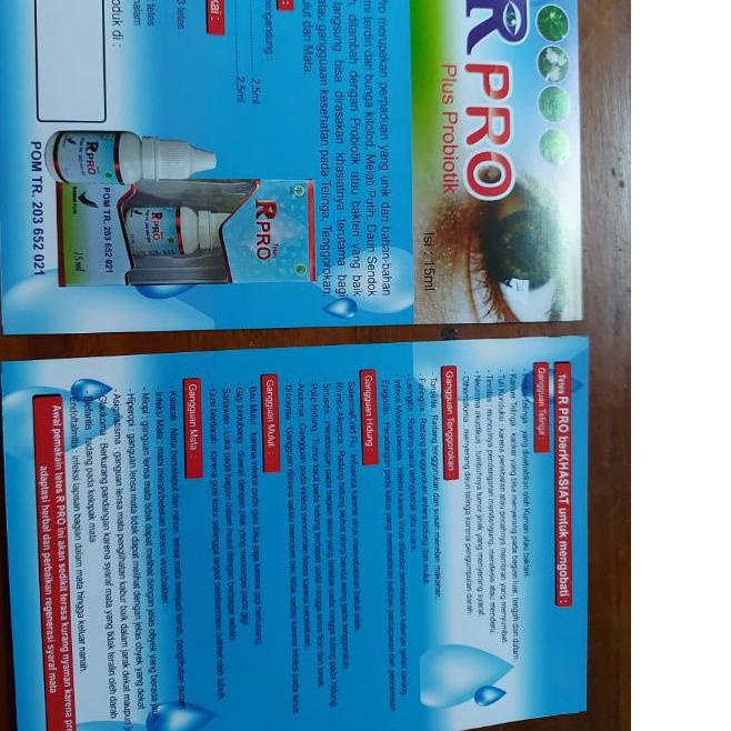 READY ✅Tetes mata R Pro Rpro herbal mata telinga hidung|SQ4