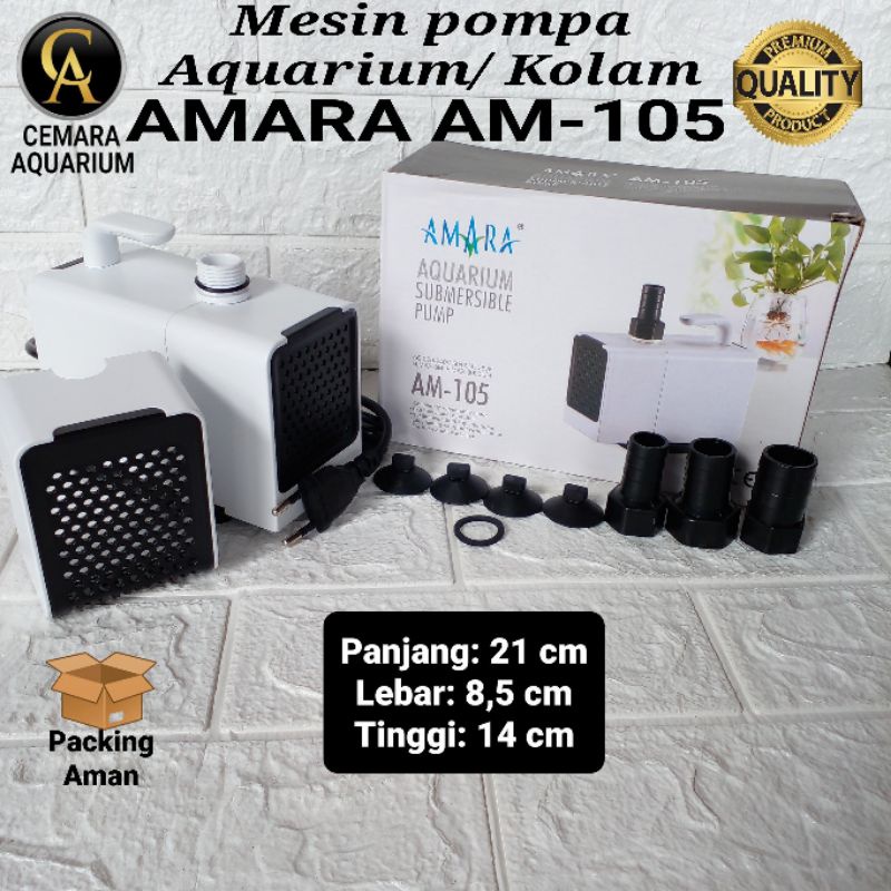 mesin pompa aquarium/ Amara AM-105/ pompa/ pompa aquarium/ pompa akuarium/ pompa air aquarium/ pompa