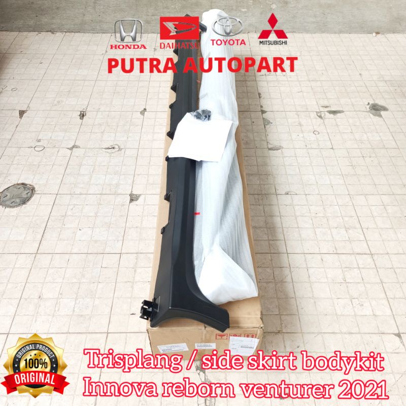 trisplang / sideskirt bodykit samping innova reborn venturer 2021up original