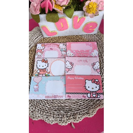 

amplop kondangan hellokitty isi 15