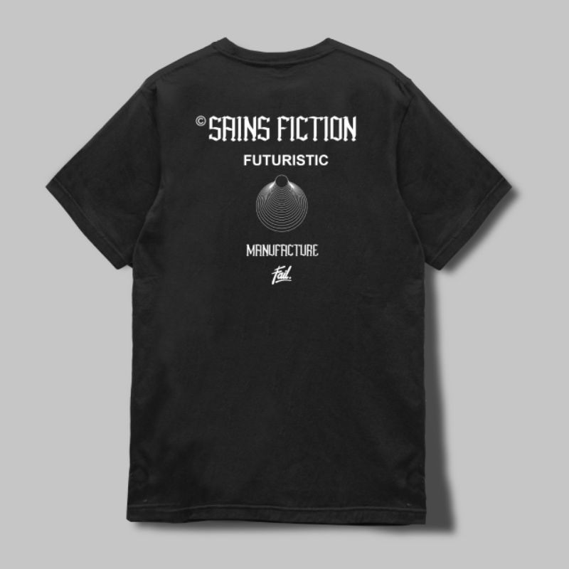 FAILOFFICIAL T-SHIRT - SAINS FICTION BLACK 122