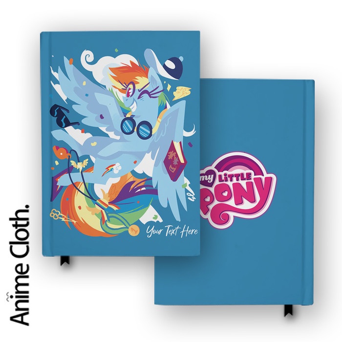 

Buku Catatan Notebook My Little Pony Rainbow Dash Custom Hardcover