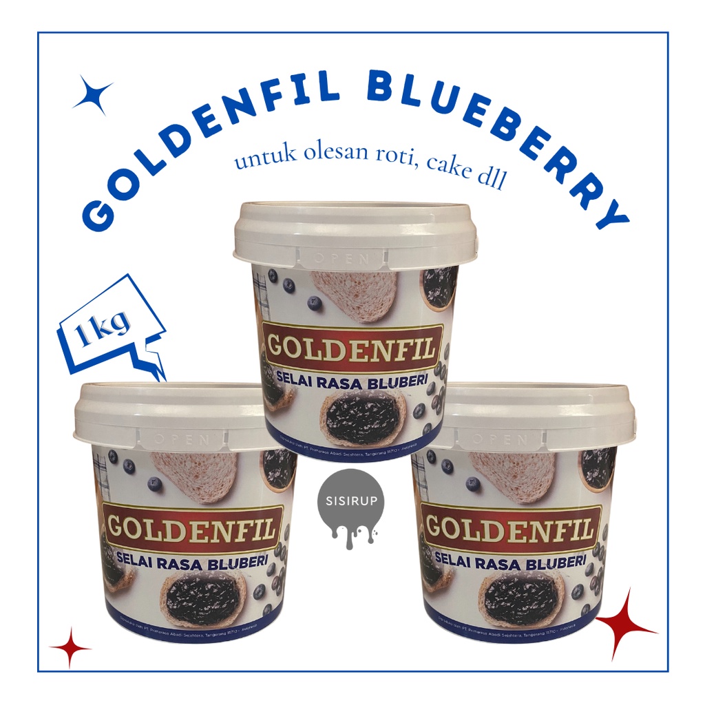 Goldenfil Bluberi 1 KG / Goldenfil Blueberry