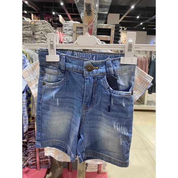 celana pendek anak laki laki bahan jeans by pitodito