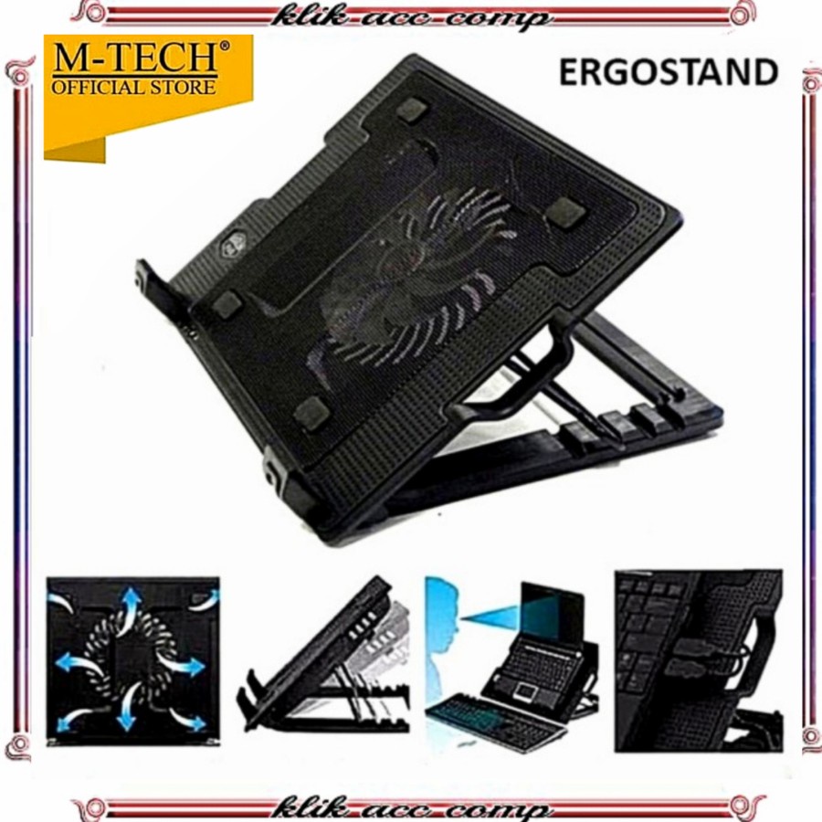 Cooling pad laptop cooling ergostand 15,6inch 1 fan