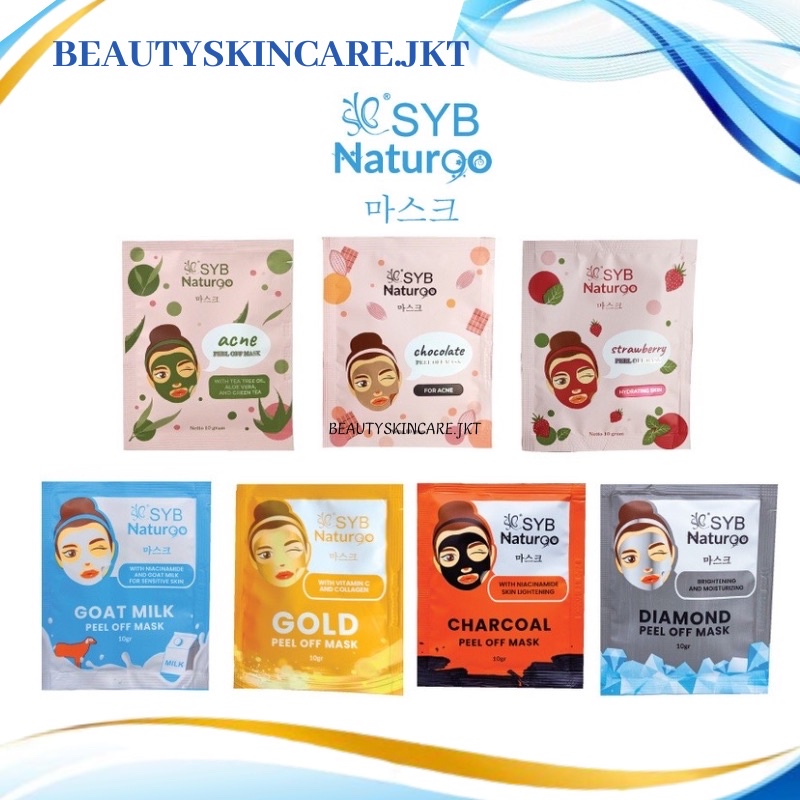 SYB Naturgo Peel Off Mask 10g Masker Wajah Sachet