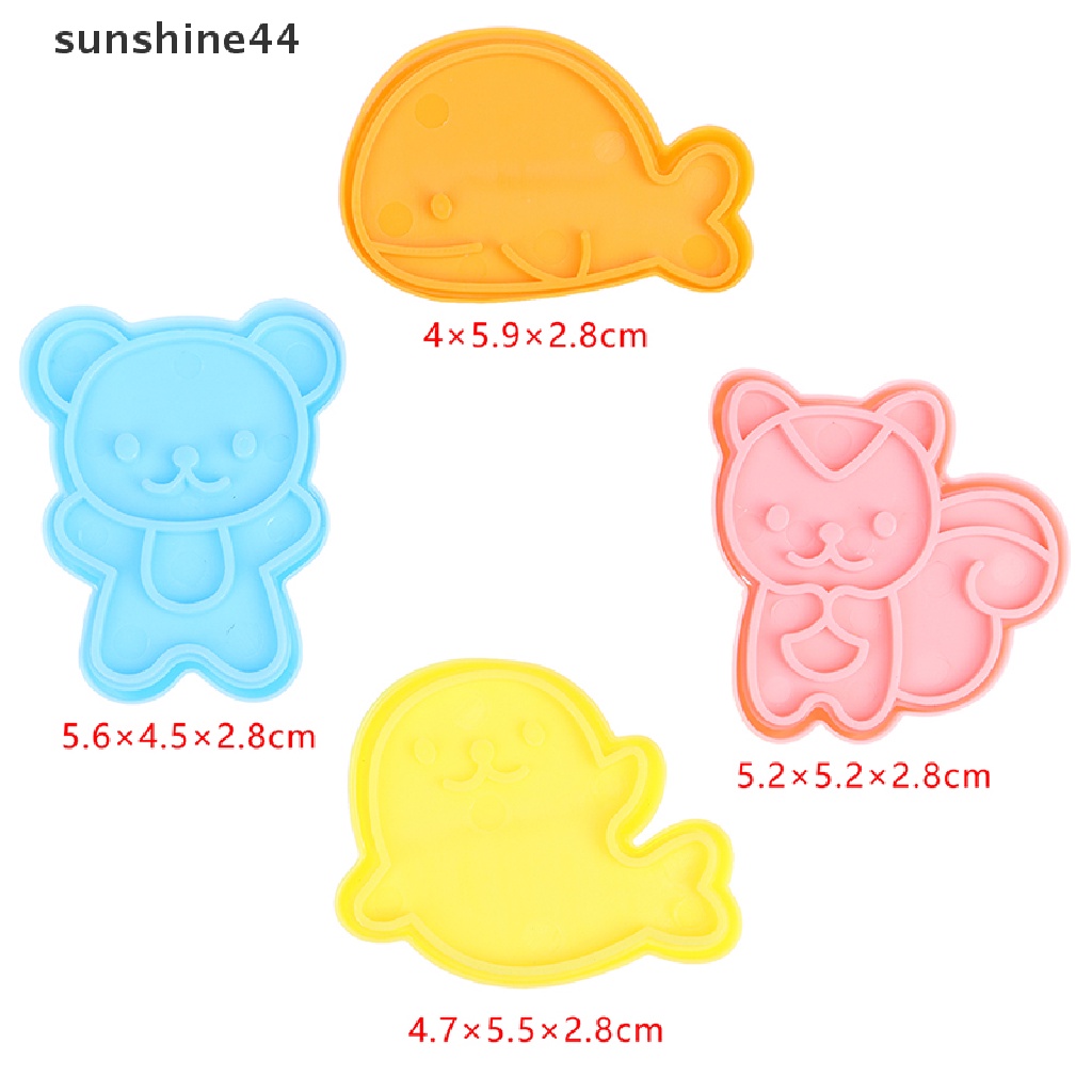 Sunshine 1 Set Cetakan Roti Sandwich / Kue / Coklat DIY