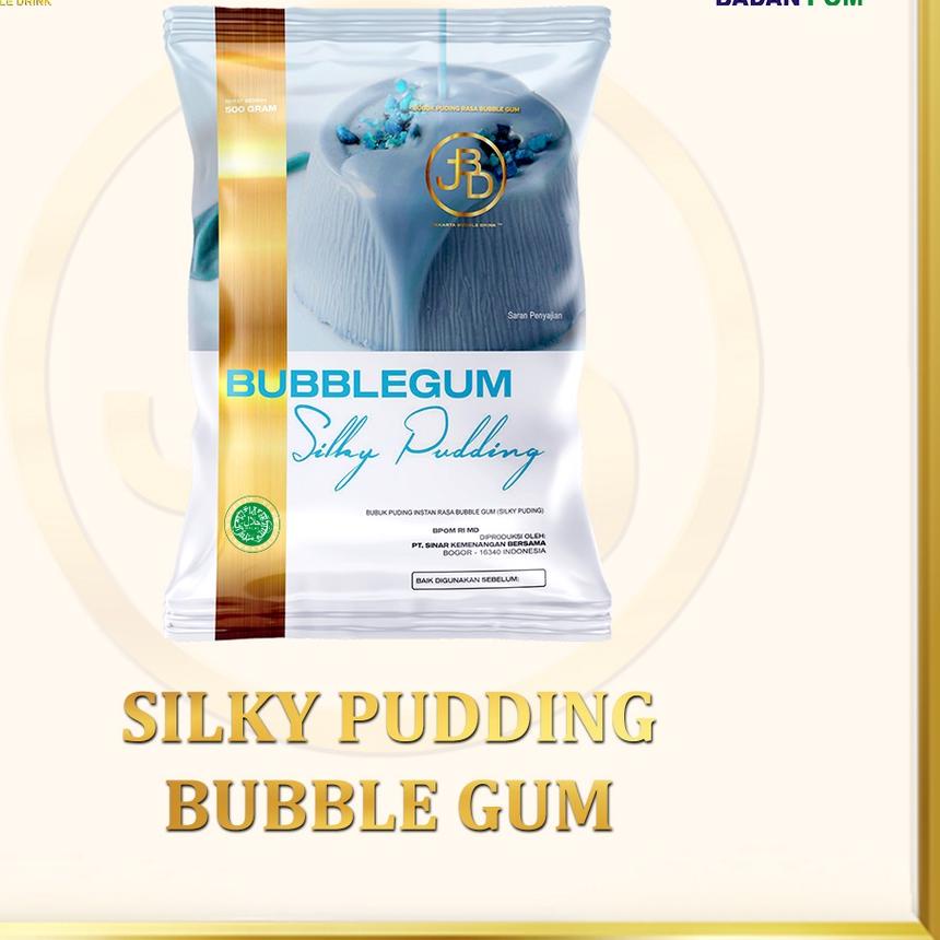 

EXCLUSIVE!Silky Pudding BUBBLE GUM - Silky Bubuk Powder | Jakarta Bubble Drink|RA1