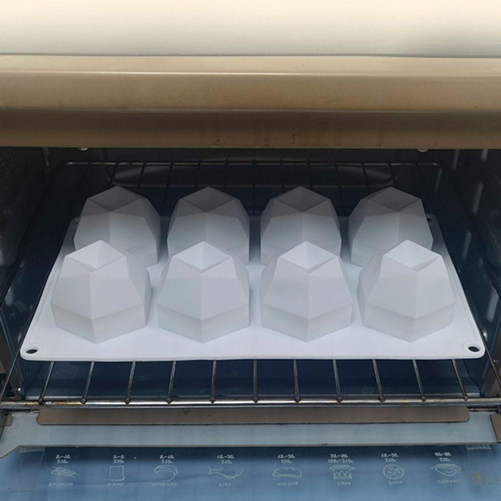 Preva Polygonal Cube DIY Craft Perlengkapan Pernikahan Cream Roti Cupcake Coklat 8rongga