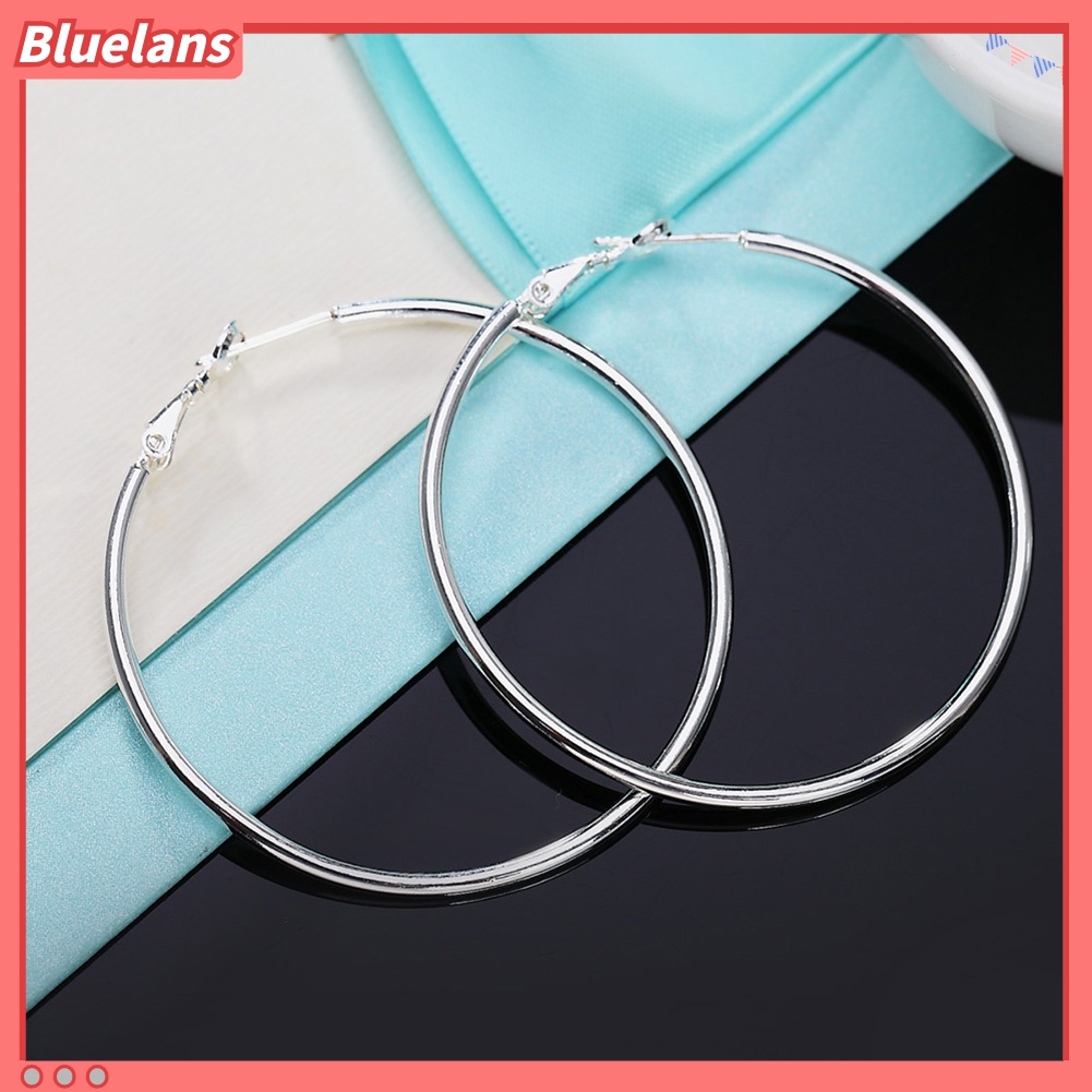 Anting Hoop Bulat Diameter 5cm - 8cm Untuk Wanita