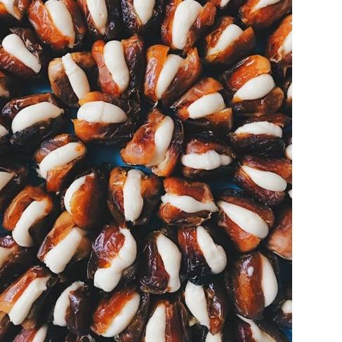 

COD✔️Medium Bites | Kurma Cheese NICEBITES (Kurma Keju Lumer Tanpa Biji dengan Topping)|KD4
