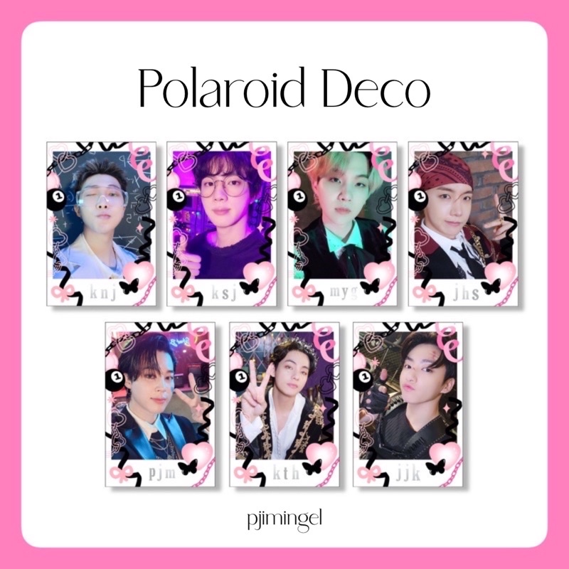 Pola Photocard BTS Season Greeting 2022 Deco Edition