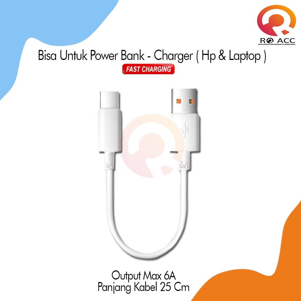 [RO ACC] NVN-KD34 NANVAN KABEL DATA CHARGER POWER BANK FAST CHARGING 25CM ORIGINAL