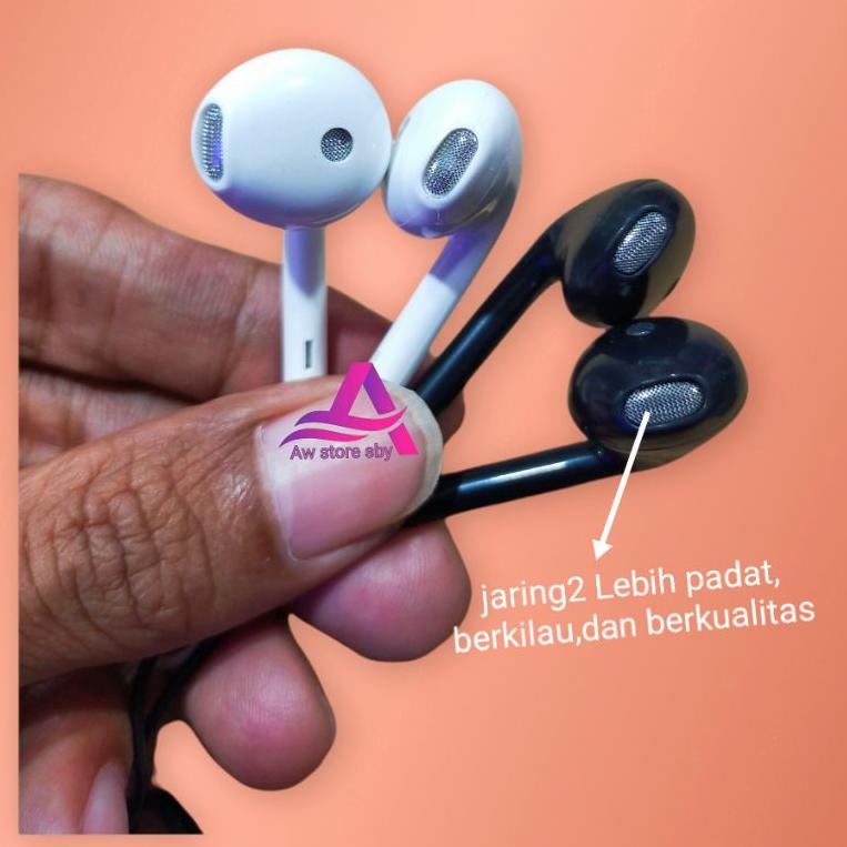 Terbaru dan terlaris EARPHONE OPPO ORIGINAL BAWAAN SUPER BASS STEREO HEADSET OPPO A33 A53 A52 A92 A5