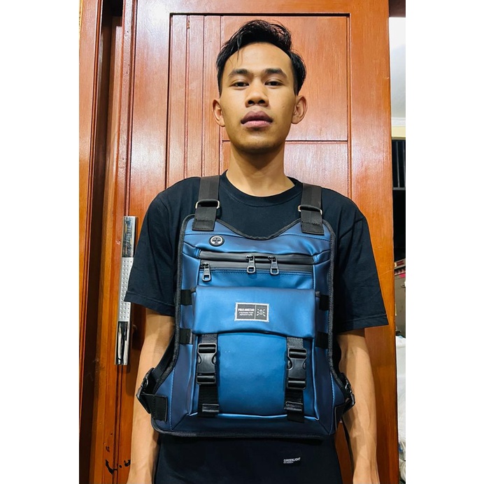 Tas Dada Polo Amstar  Waterproof Tas Selempang Dada Tas Rompi Tas Tactical Chest Bag Chest Rig Bag