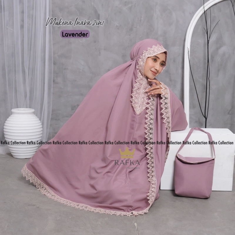 MUKENA DEWASA 2IN1 RENDA INARA KATUN PREMIUM