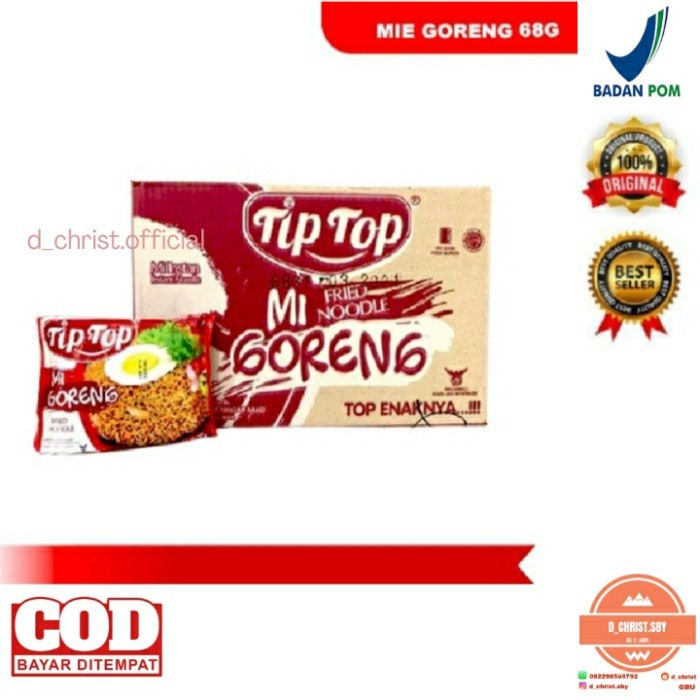 

SALE mie tip top 1 dus Goreng, Soto, ayam bawang, dan Kaldu ayam 40pcs @68g - Kaldu Ayam