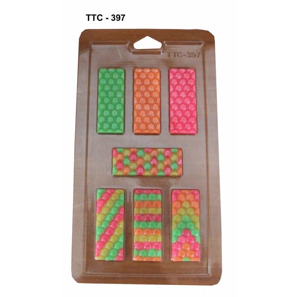 CETAKAN COKLAT MODEL PAGAR SARANG LEBAH / TTC 397