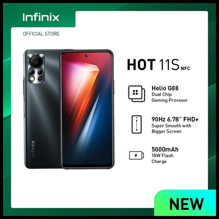 Infinix Hot 11S 4/64Gb Nfc- Helio G88 - 6.7 Fhd+ 90 Hz